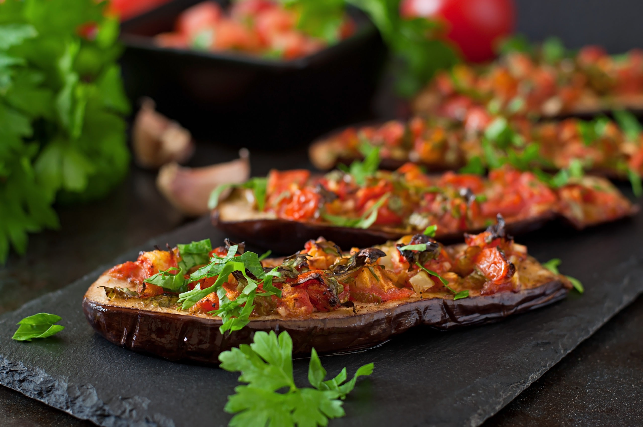 Aubergines farcies